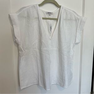 Madewell Crinkle Gauze Top - size Medium